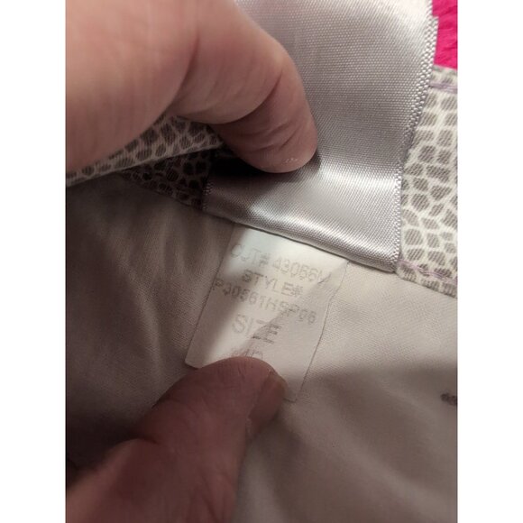 NYDJ Women’s Petite Snake Print Denim Skirt Gray Straight Pencil Size 14P - Picture 8 of 10